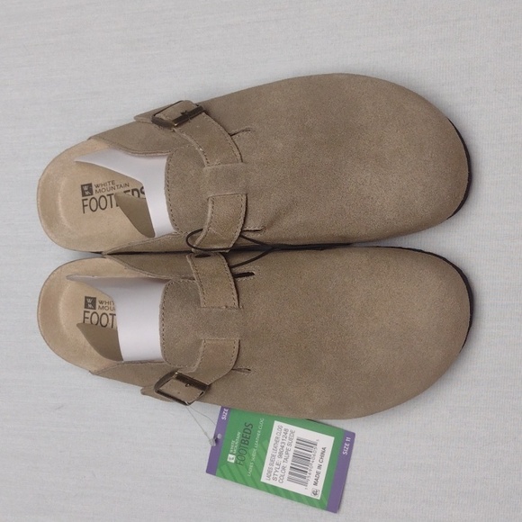 BARI LEATHER FOOTBEDS CLOG - Picture 2 of 4